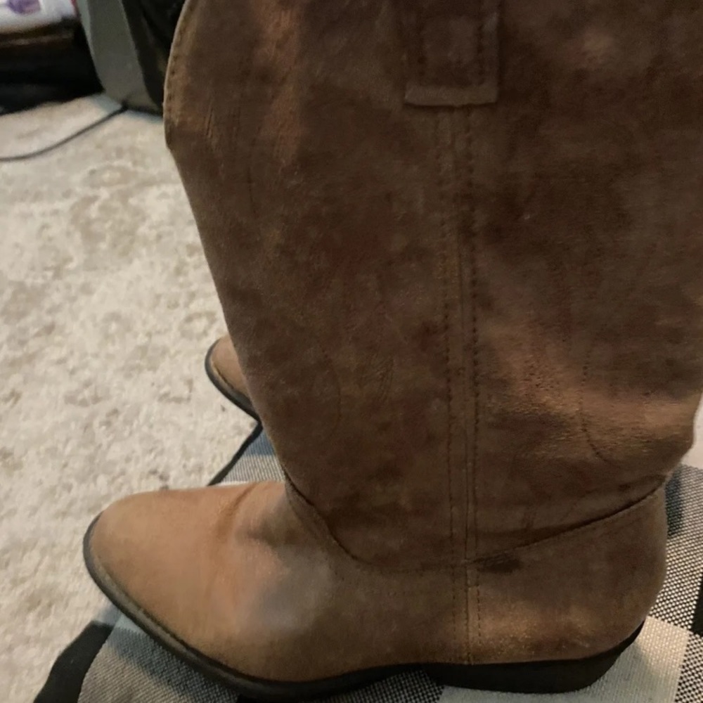 brown cowgirl boots size 9